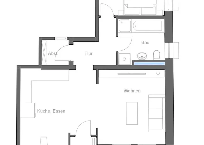 公寓 Maison Euba Am Zeisigwald *